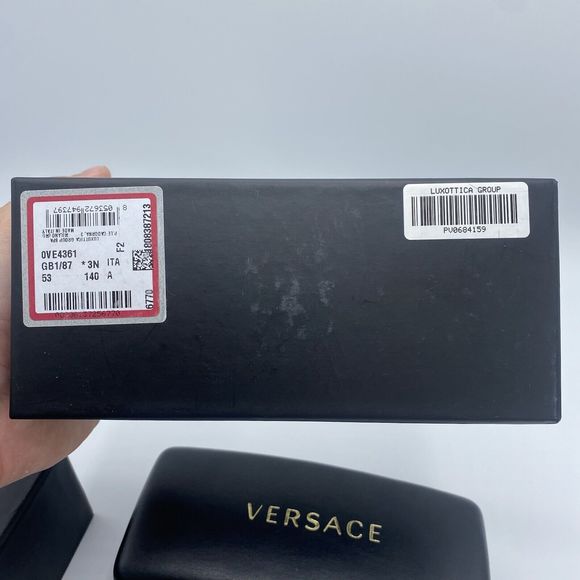 Versace VE4361 Biggie Sunglasses Medusa Head Unisex Black Brand New W Case Boxed - Picture 16 of 16